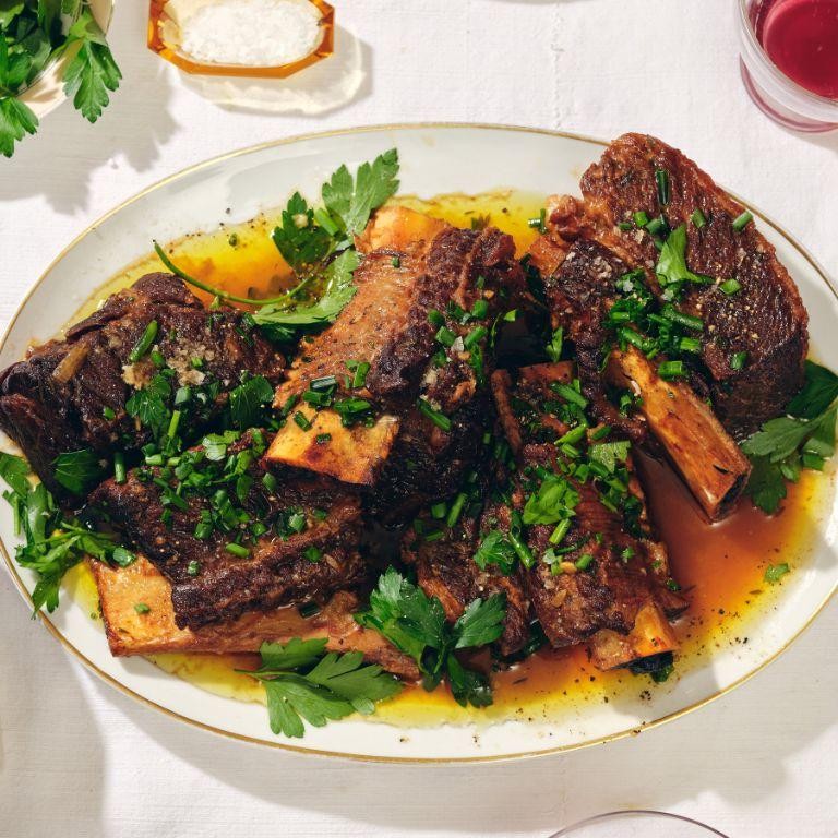 Tangy Adobo Sauce Braised Short Ribs