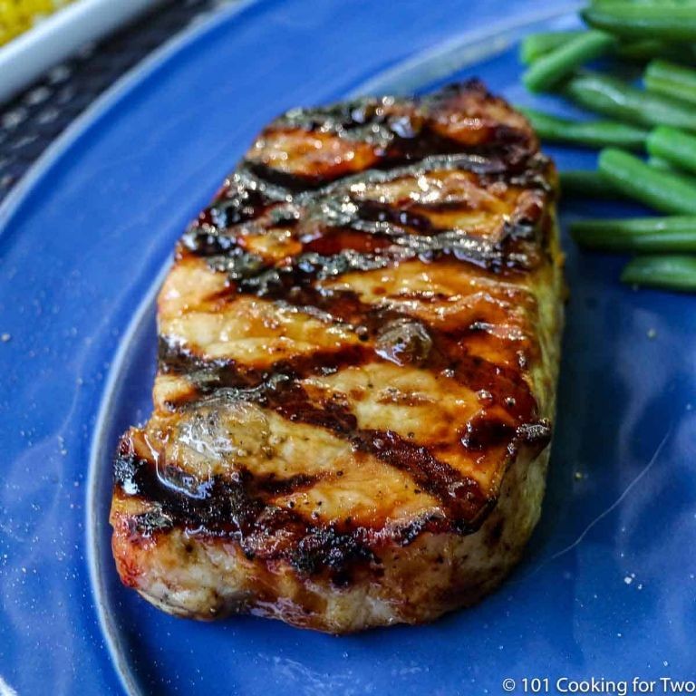 Tangy Apricot Glazed Butterfly Pork Chops