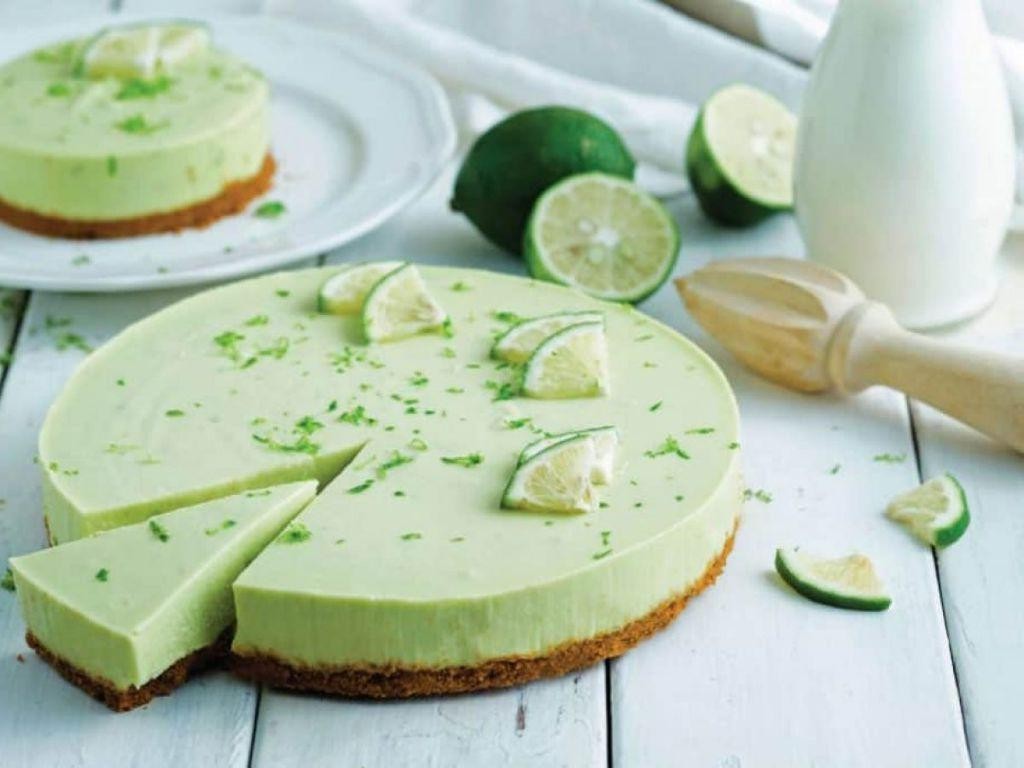 Tangy Avocado and Lime Cheesecake
