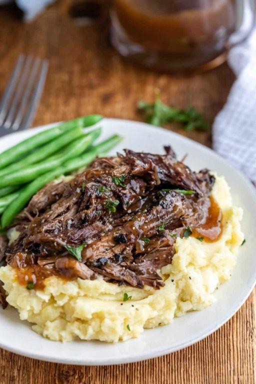 Tangy Balsamic Crock Pot Steak