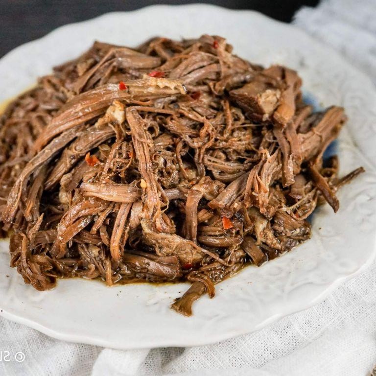 Tangy Balsamic Slow Cooker Eye Round Roast