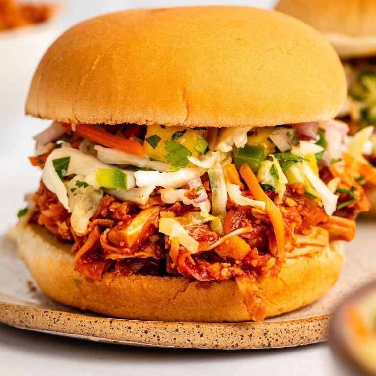 Tangy Barbecue Jackfruit Sandwiches