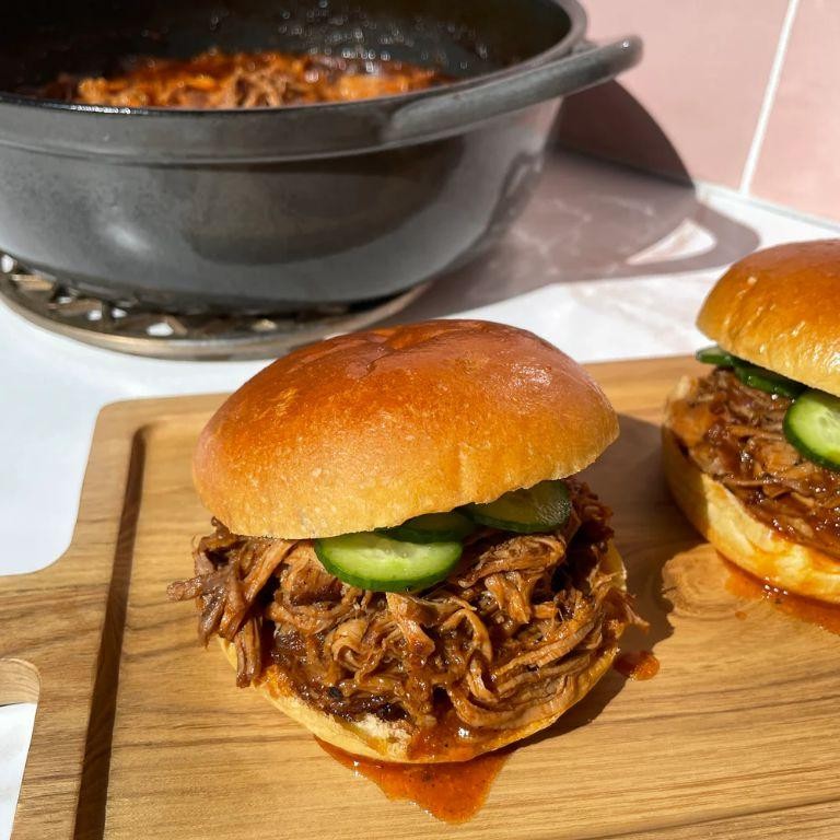 Tangy Barbecue Pulled Pork Sandwich
