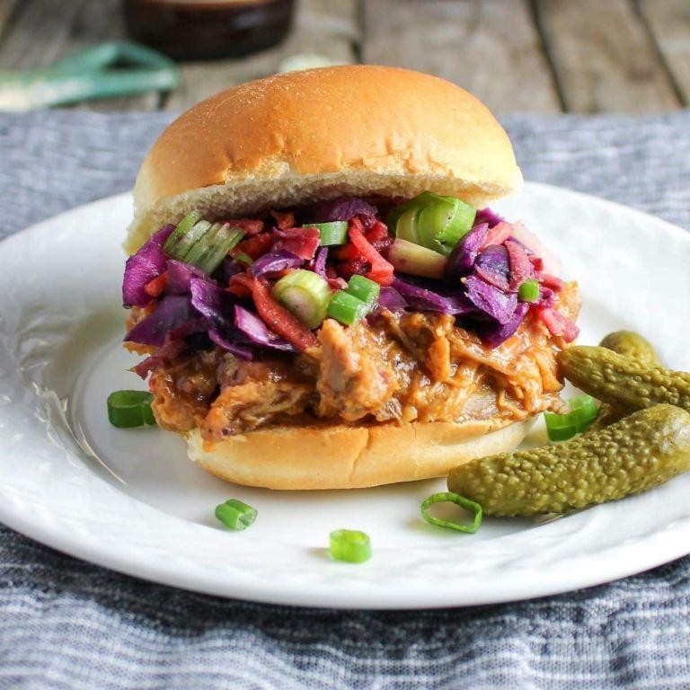 Tangy Barbecue Pulled Pork Sliders