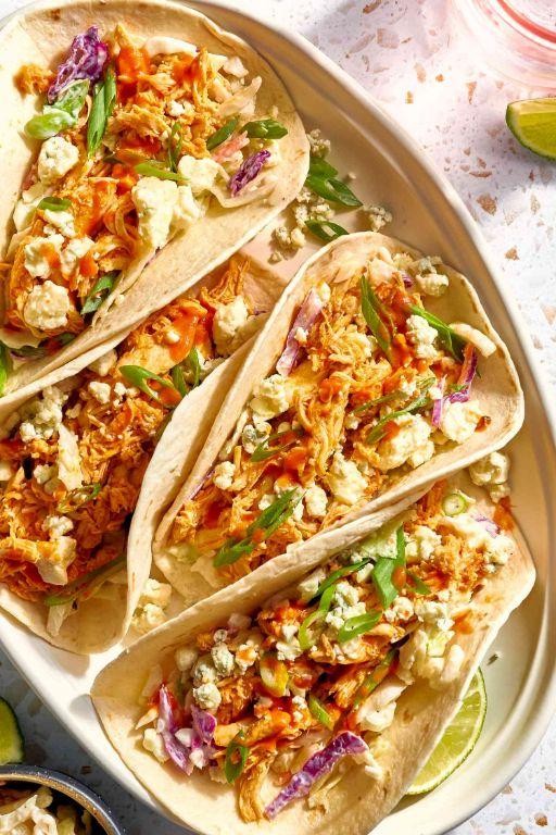 Tangy Buffalo Chicken Tacos
