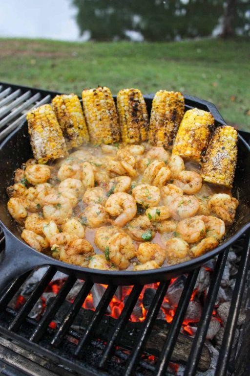 Tangy Corn and Lime Shrimp Skewers