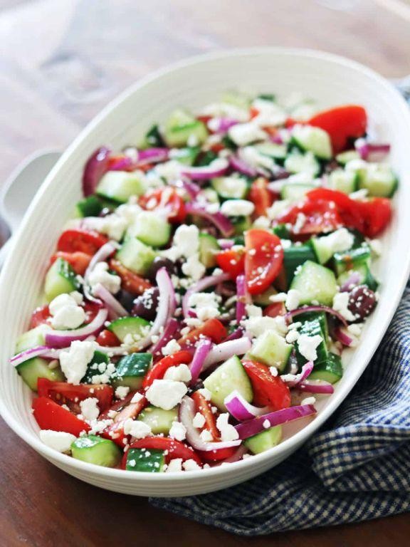 Tangy Greek Salad with Feta