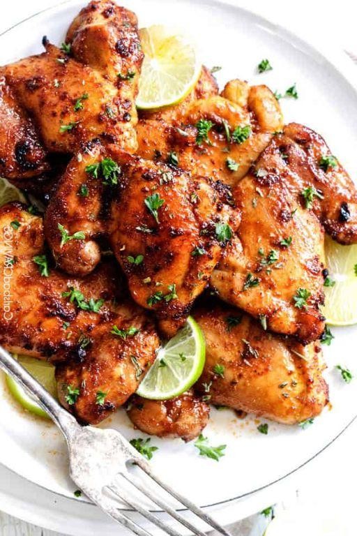Tangy Honey Mustard Chicken Thighs