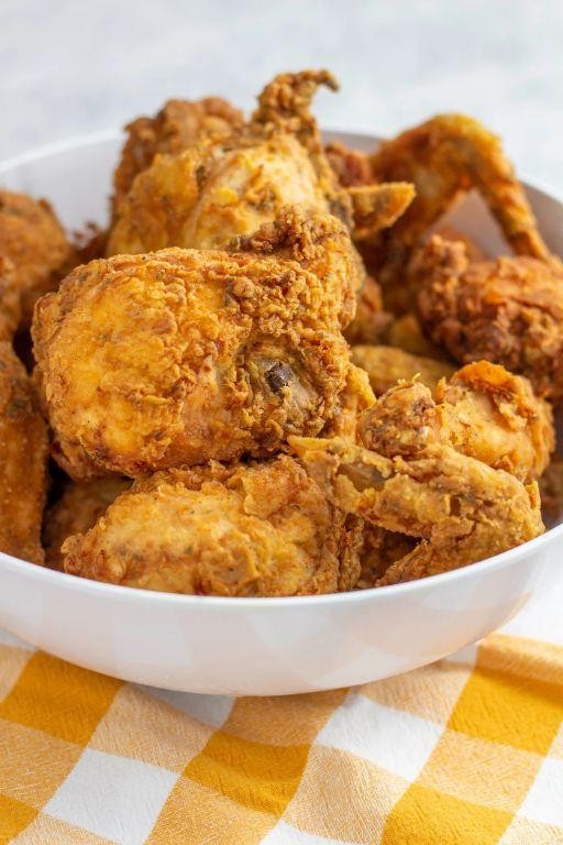 Tangy Mustard Marinated Fried Chicken