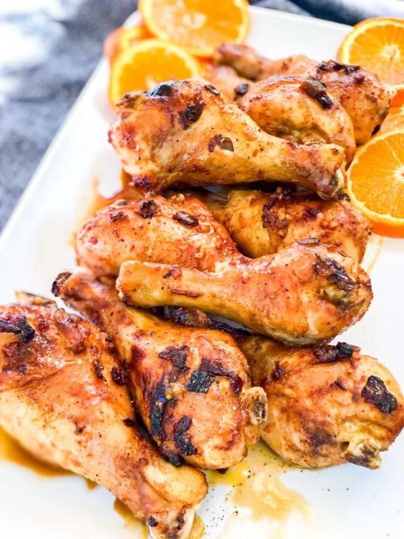 Tangy Orange Ginger Drumsticks