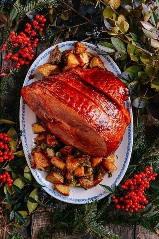 Tangy Plum Slow Cooker Ham