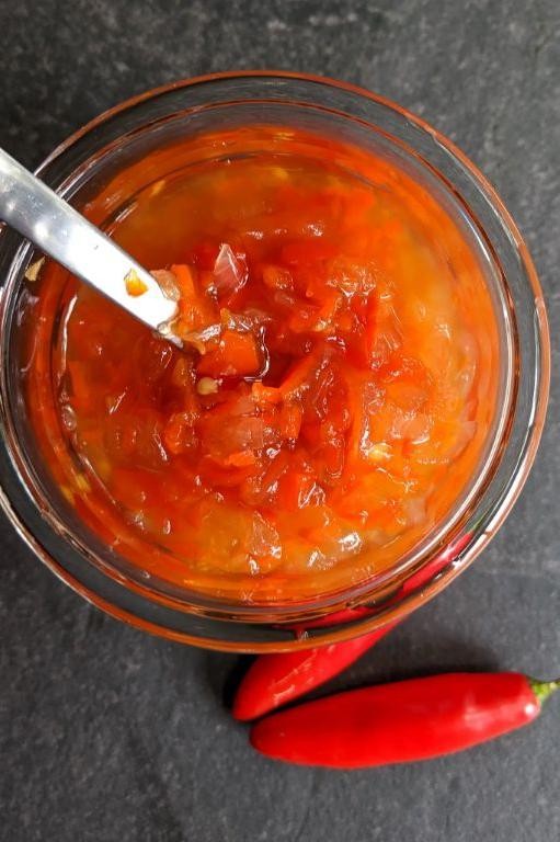 Tangy Serrano Pepper Relish