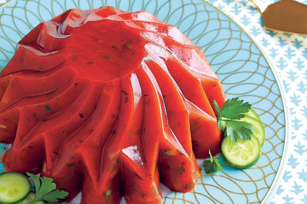 Tangy Tomato Aspic Gelatin