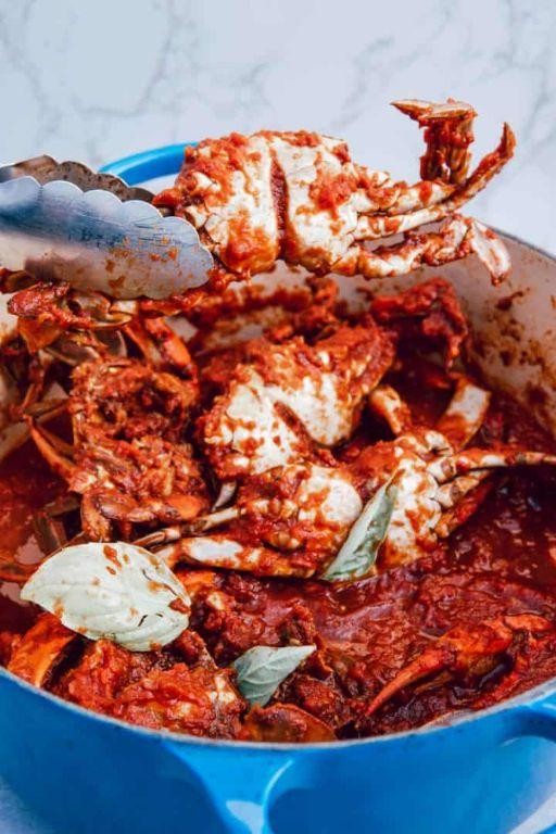 Tangy Tomato Basil Crab Marinara