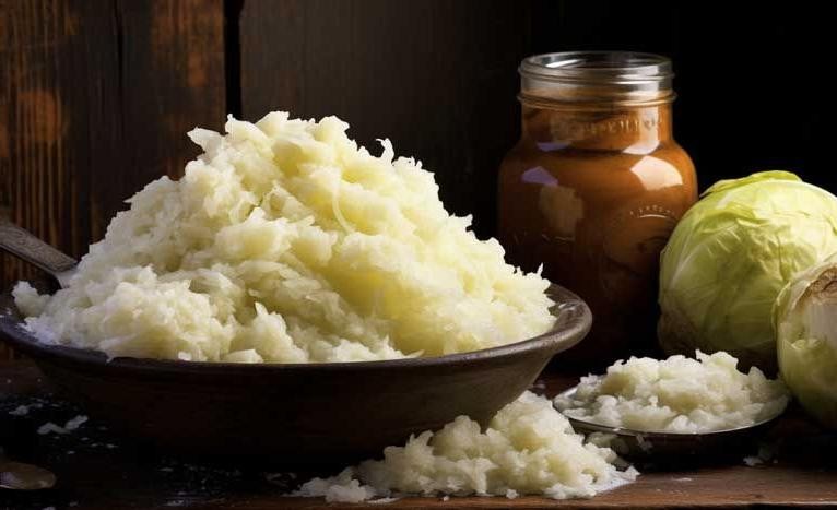 Tangy White Cabbage Sauerkraut