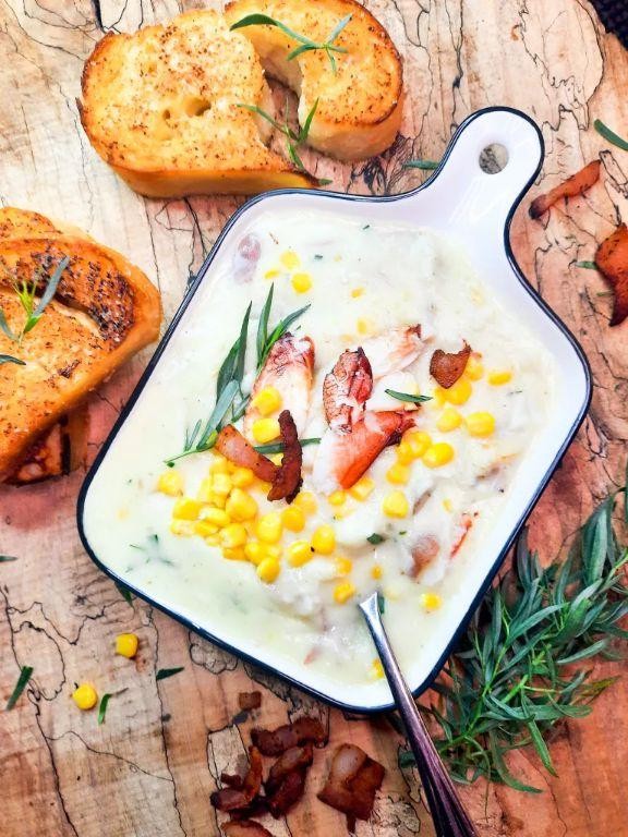 Tarragon Infused Crab Chowder