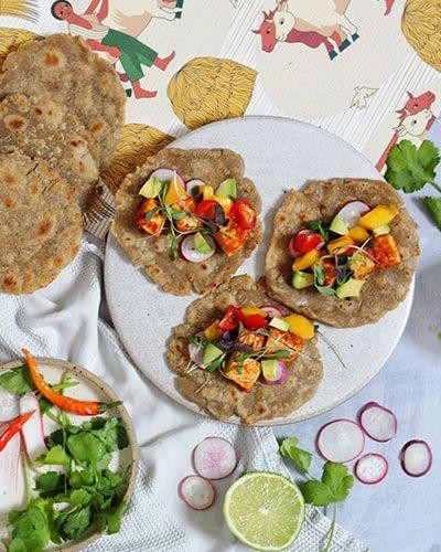 Teff Flour Tortillas with Spices