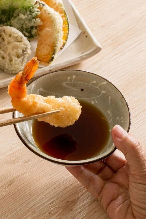 Tempura Battered Shrimp with Soy Dipping Sauce