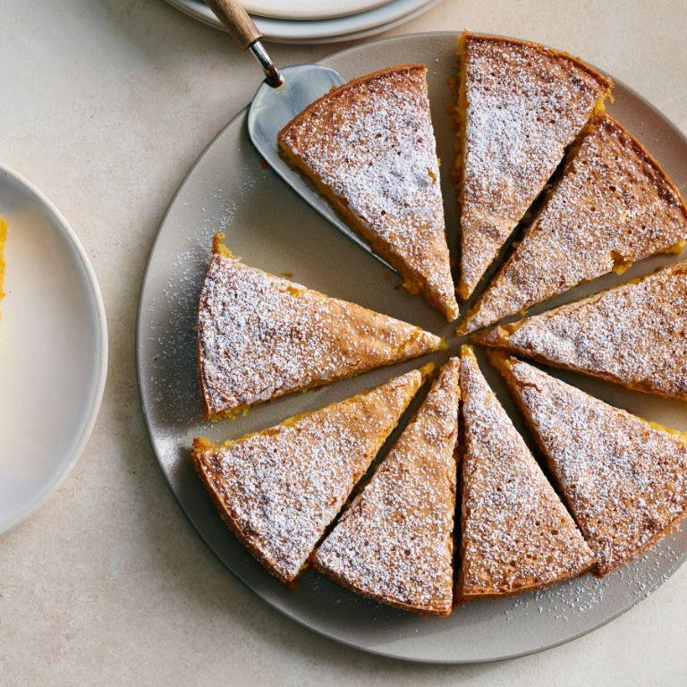 Tender Almond Genoise Cake