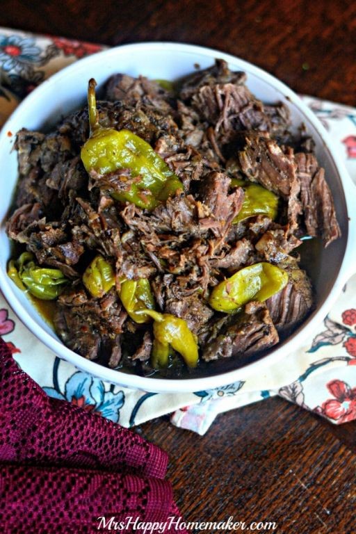 Tender Pepperoncini Beef