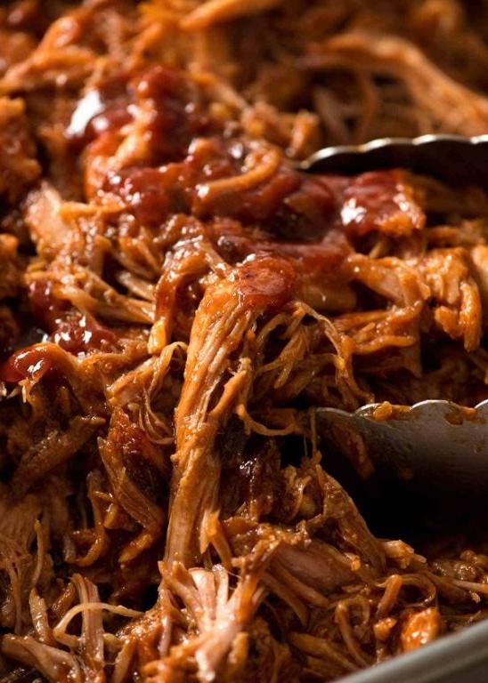 Tender Pulled Pork with BBQ Sauce