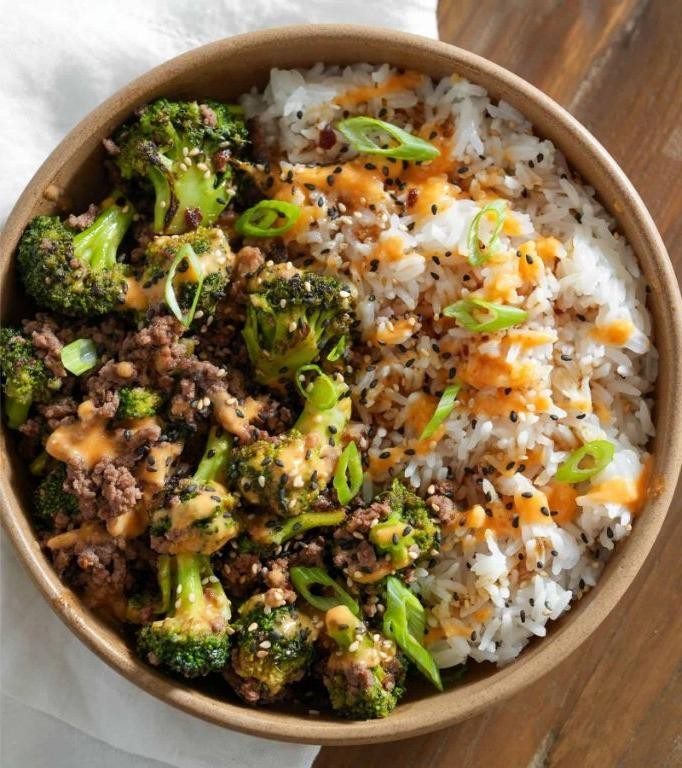Teriyaki Beef and Broccoli Bowls