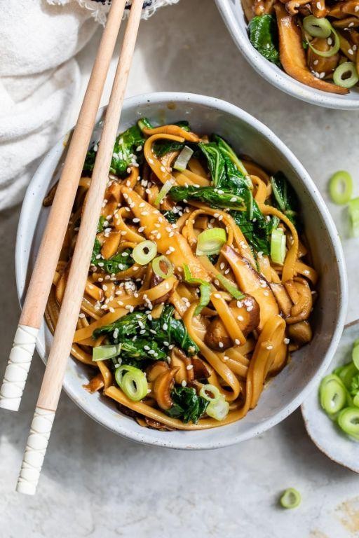 Teriyaki Bok Choy with Wild Mushrooms