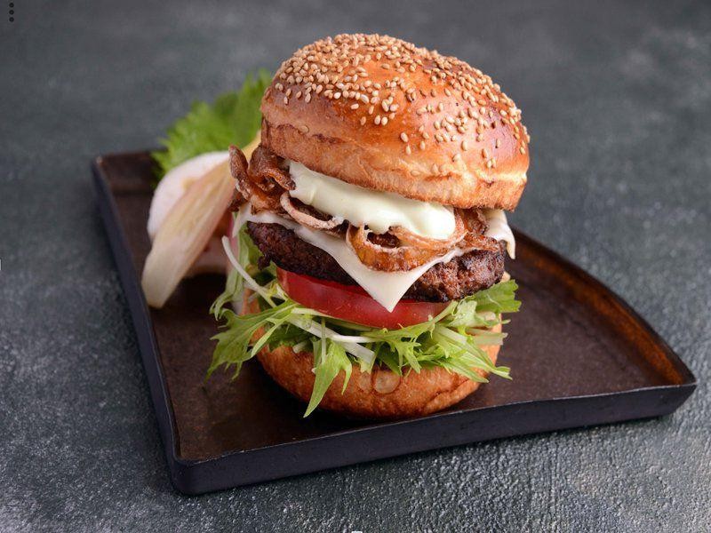 Teriyaki Burger with Wasabi Mayo