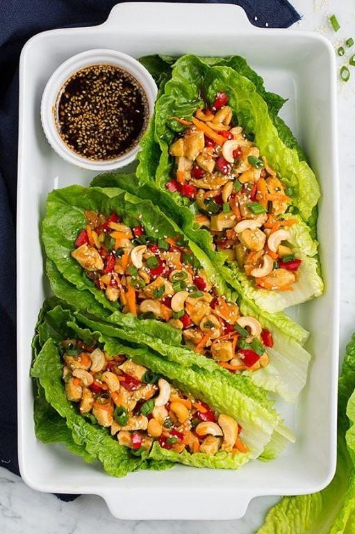 Teriyaki Chicken Lettuce Wraps