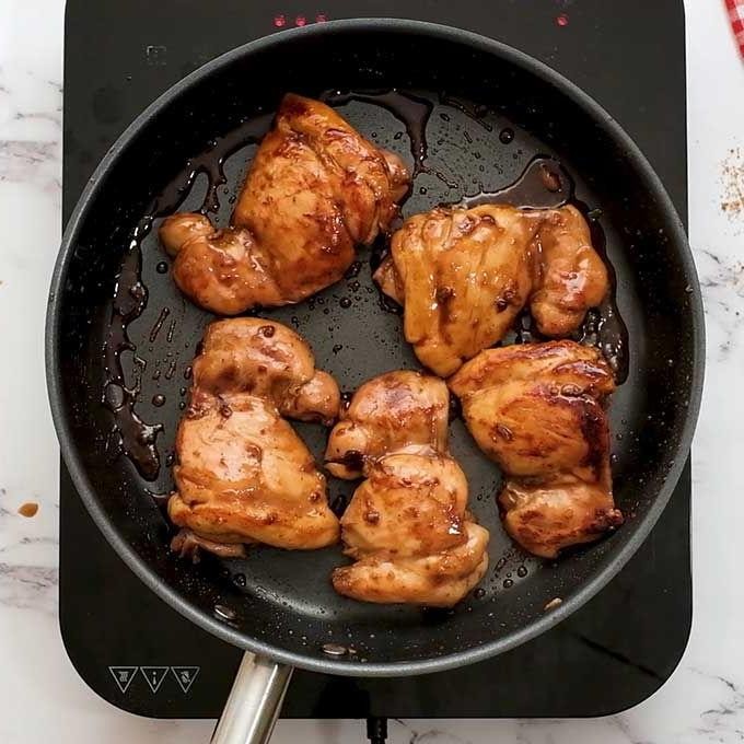 Teriyaki Chicken Thigh Skillet