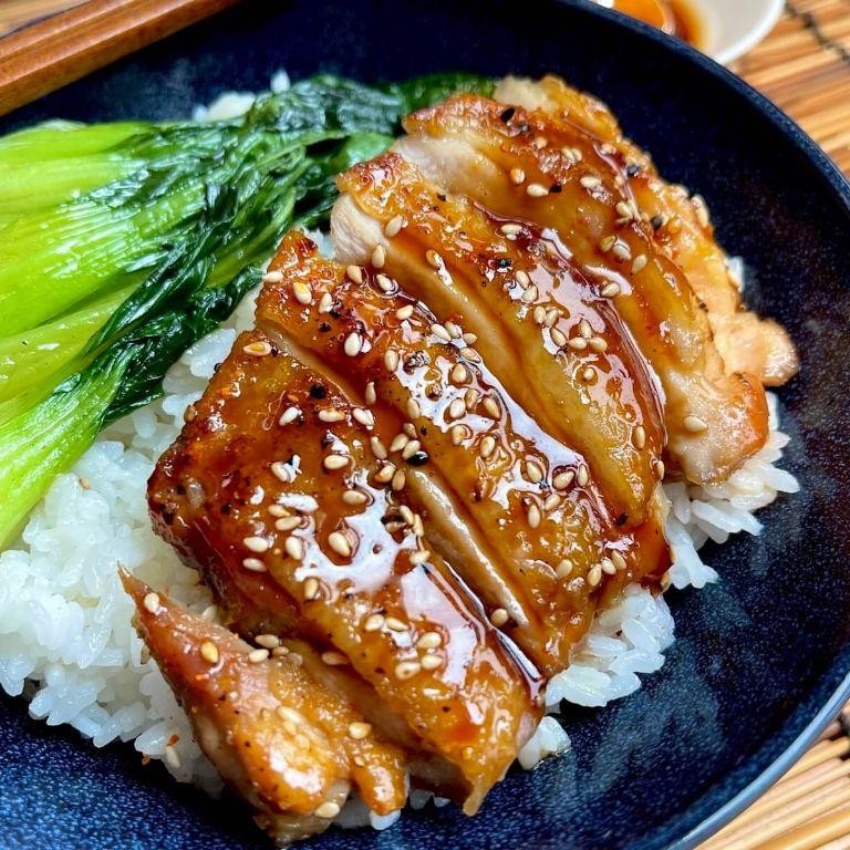 Teriyaki Chicken Thighs with Jasmine Rice