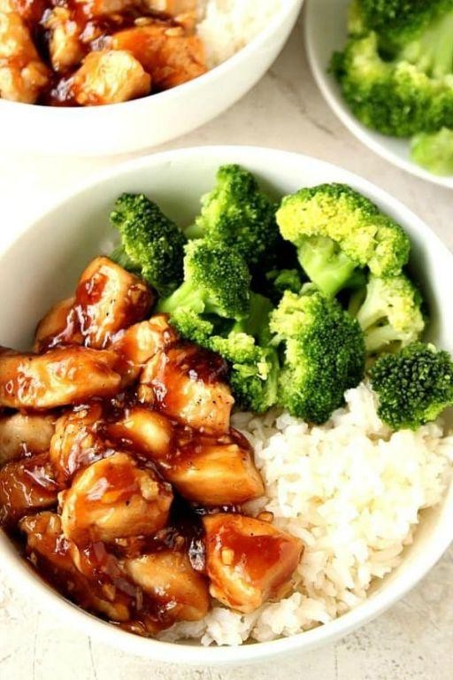 Teriyaki Chicken and Broccoli Rice Bowls