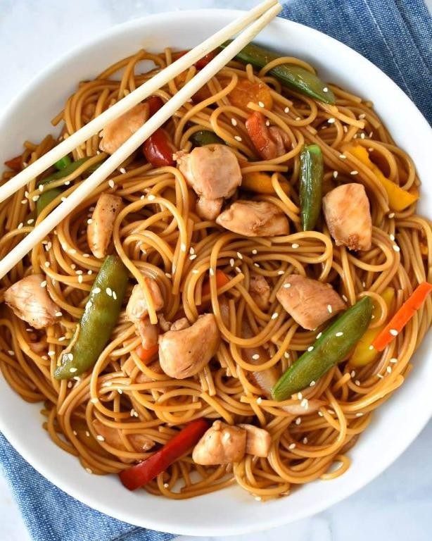 Teriyaki Chicken and Lo Mein