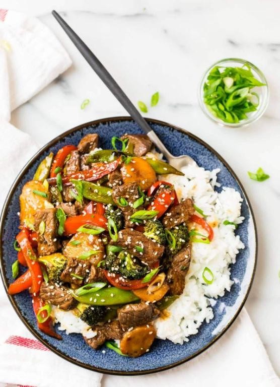 Teriyaki Flank Steak Stir-Fry