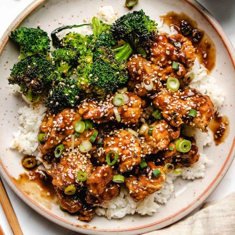 Teriyaki Glazed Chicken Breasts in Air Fryer