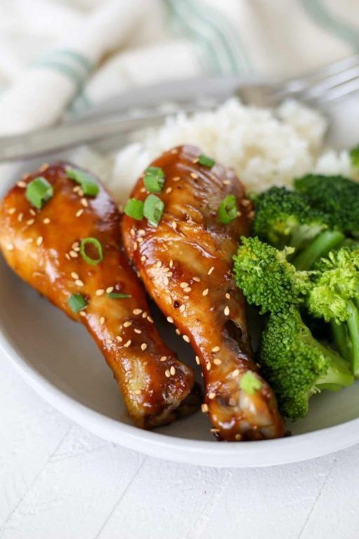 Teriyaki Glazed Chicken Legs