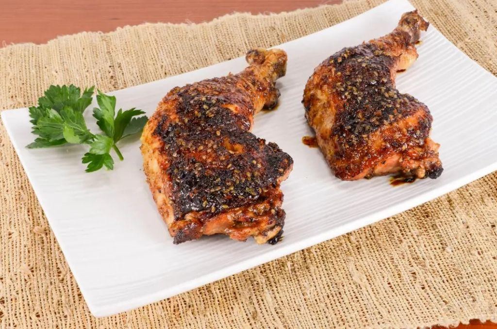 Teriyaki Glazed Chicken Quarters