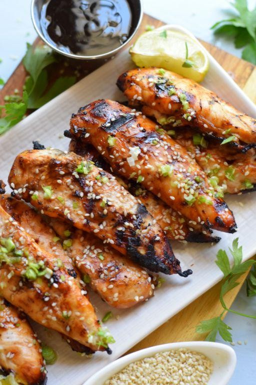 Teriyaki Glazed Chicken Tenderloins