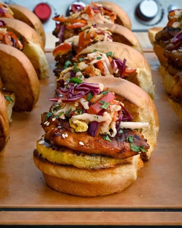 Teriyaki Kielbasa Sliders