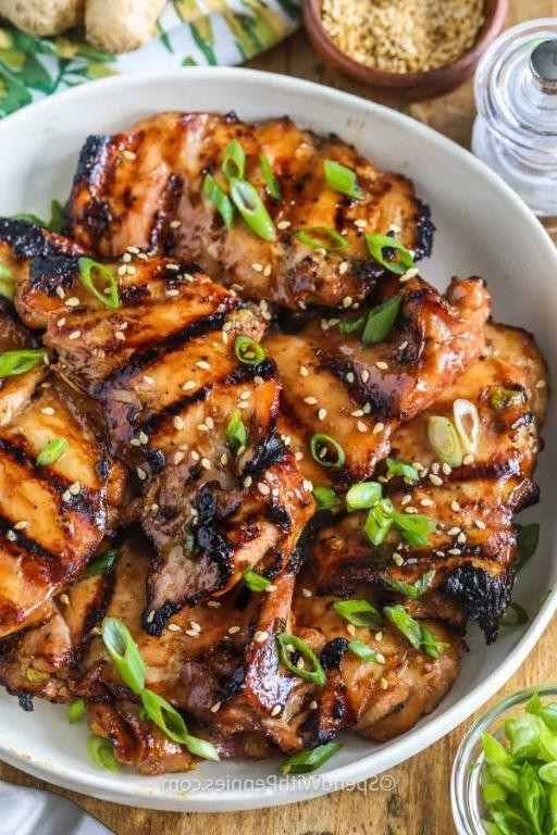 Teriyaki Marinated Chicken Thighs