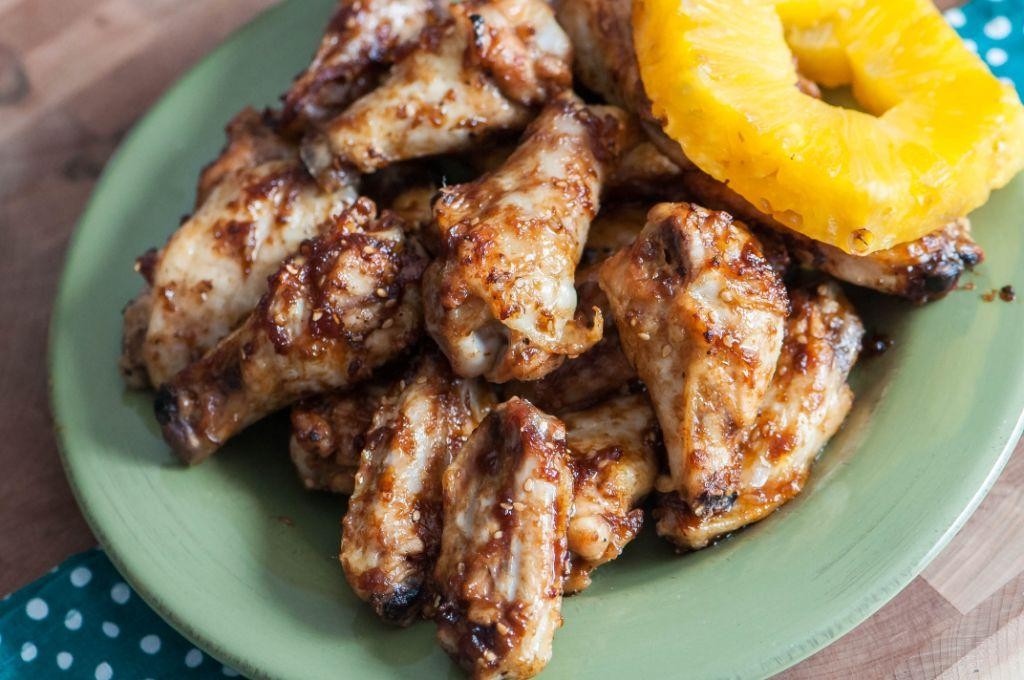 Teriyaki Pineapple Fried Turkey Wings