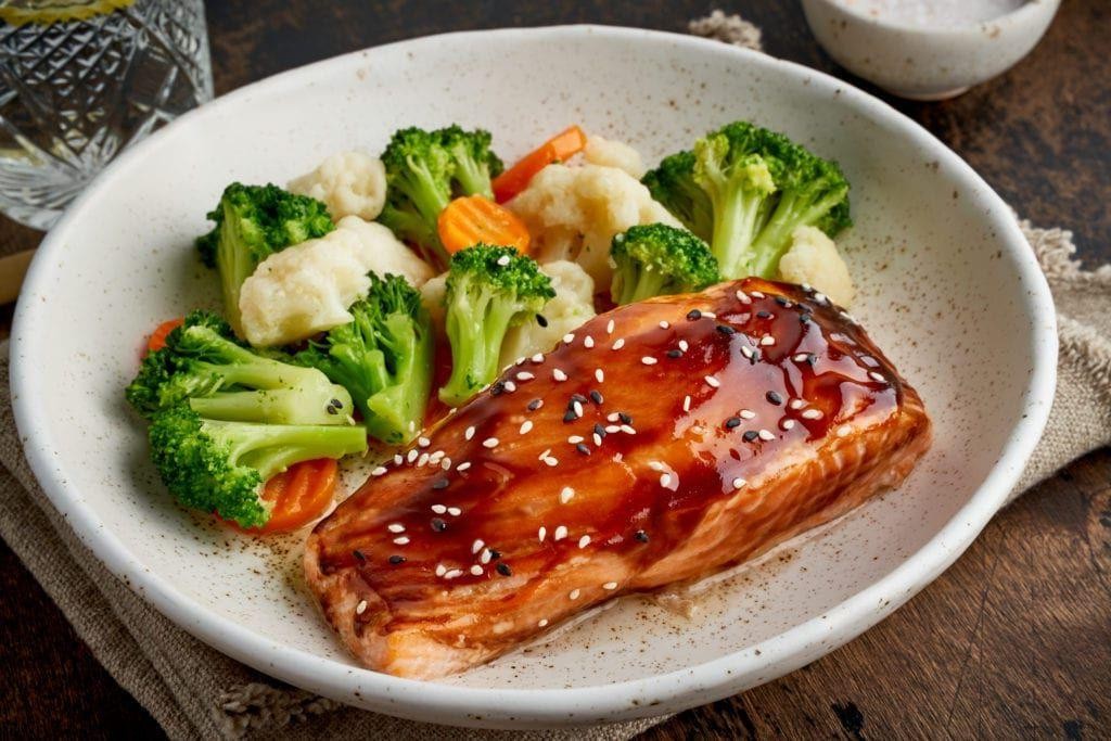 Teriyaki Salmon with Stir-Fried Vegetables