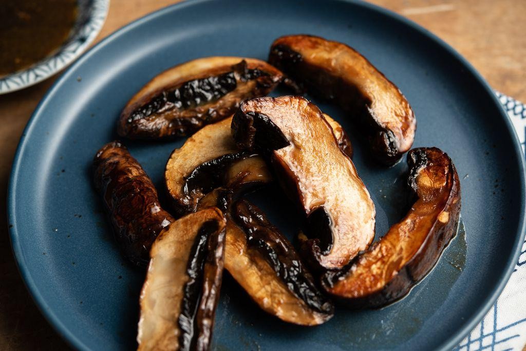 Teriyaki Sautéed Portobello Mushroom Strips