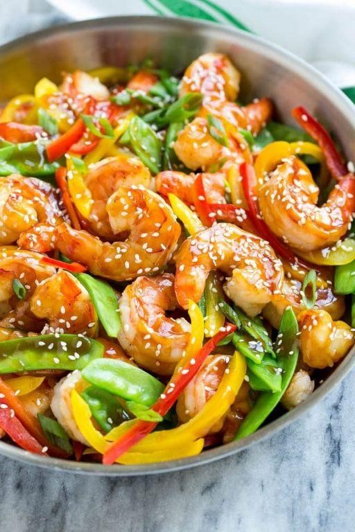 Teriyaki Shrimp Stir-Fry with Vegetables
