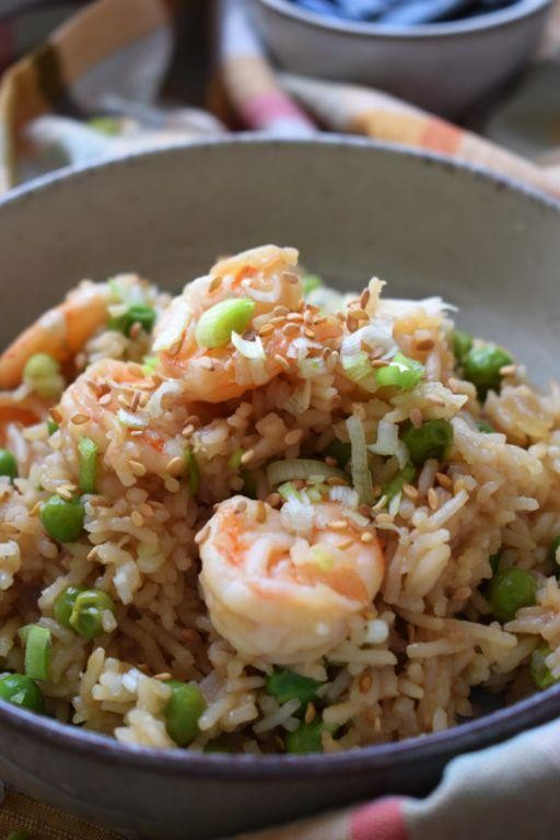 Teriyaki Shrimp and Vegetable Fried Rice