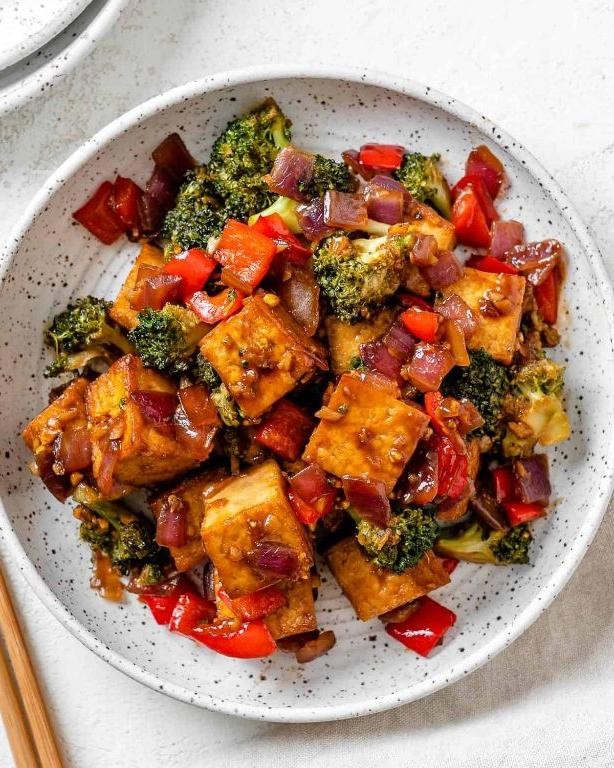 Teriyaki Tofu and Vegetable Stir-Fry