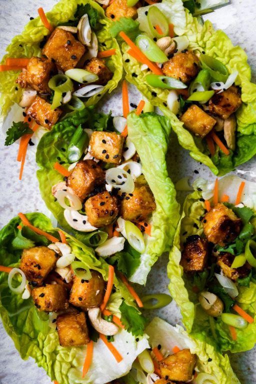 Teriyaki Tofu and Veggie Wrap