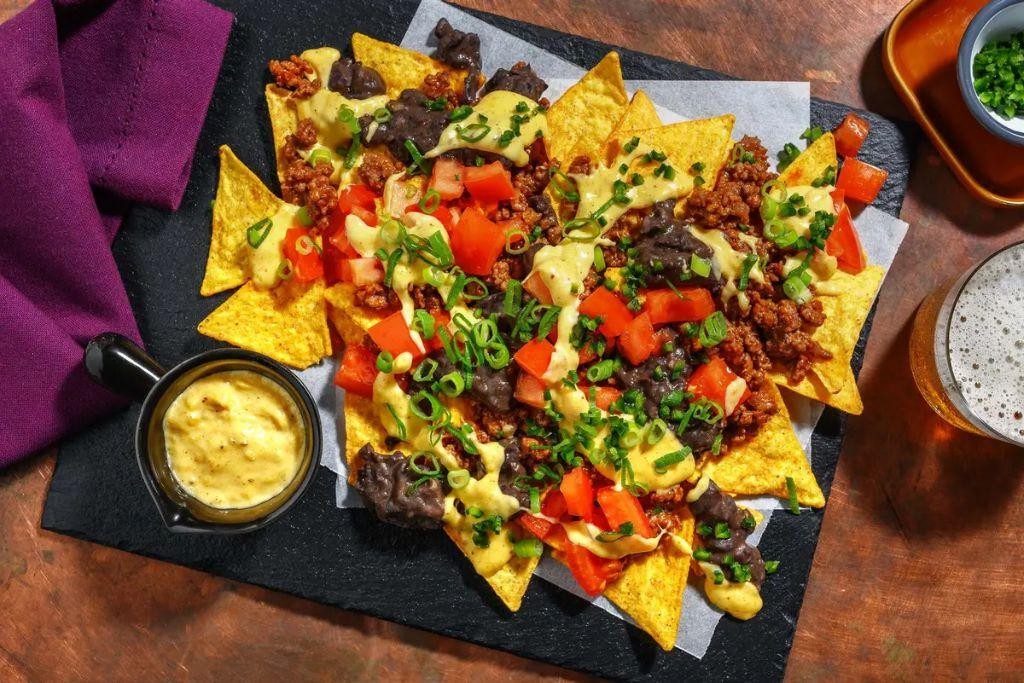 Tex-Mex Beef Nachos