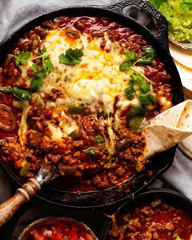 Tex-Mex Beef and Beans Casserole