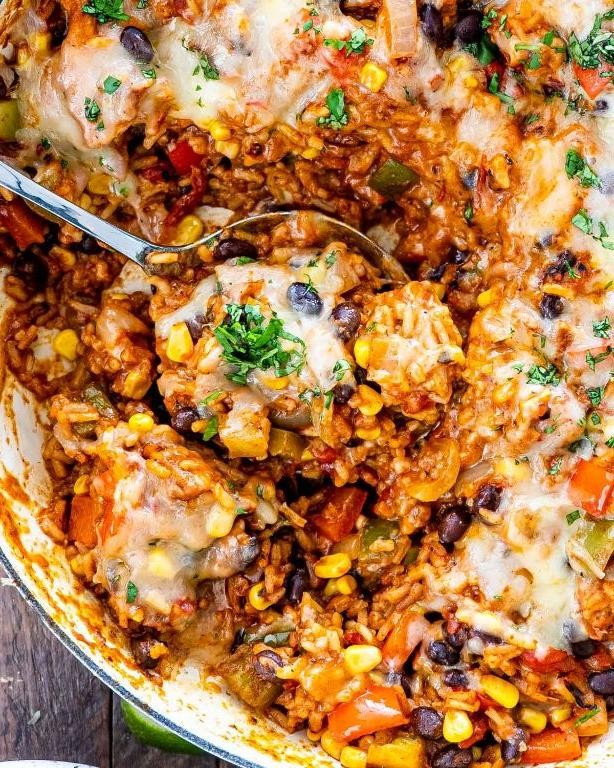 Tex-Mex Chicken and Rice Casserole
